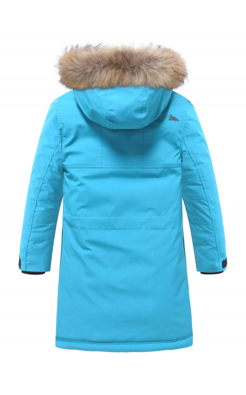 Зимняя парка с мехом енота для мальчика-подростка