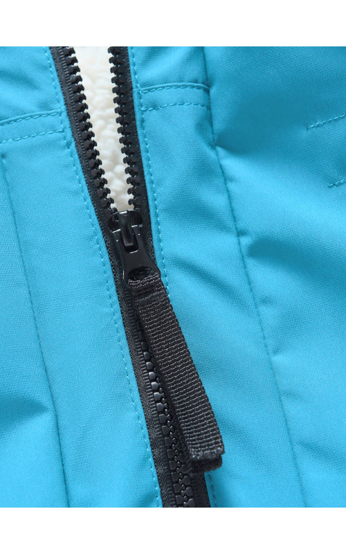 Зимняя парка с мехом енота для мальчика-подростка