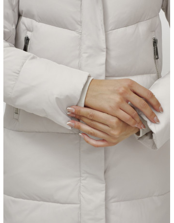 Длинный зимний пуховик для женщин