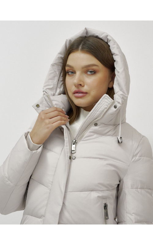 Длинный зимний пуховик для женщин