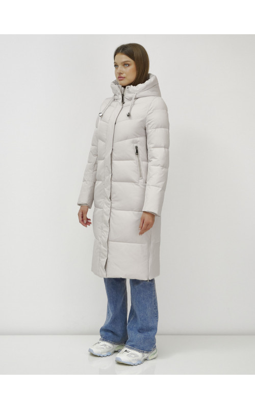 Длинный зимний пуховик для женщин