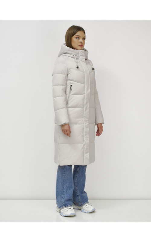 Длинный зимний пуховик для женщин