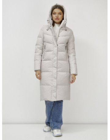 Длинный зимний пуховик для женщин