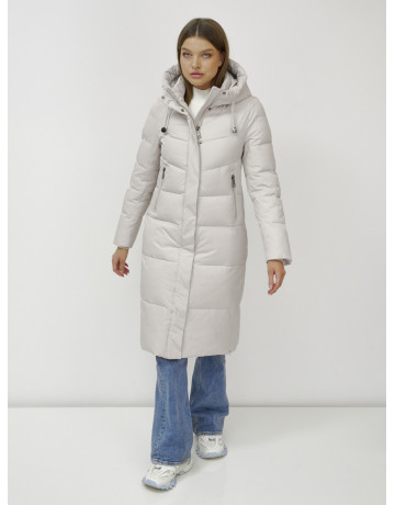Длинный зимний пуховик для женщин