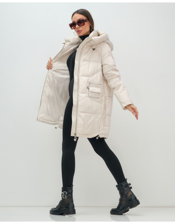 Зимняя куртка с капюшоном для женщин и подростков.