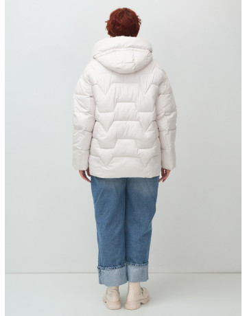 Зимний пуховик с искусственной овчиной для женщин: стиль и тепло