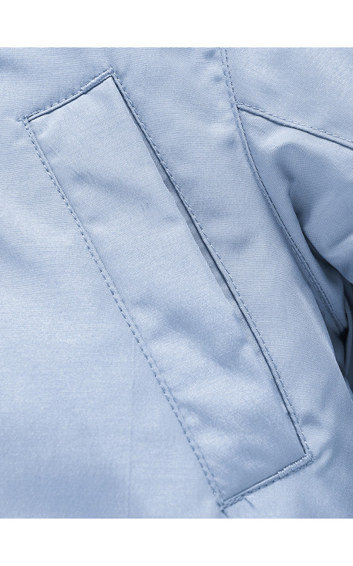 Зимняя детская куртка-парка для девочки. Удлинённый крой.