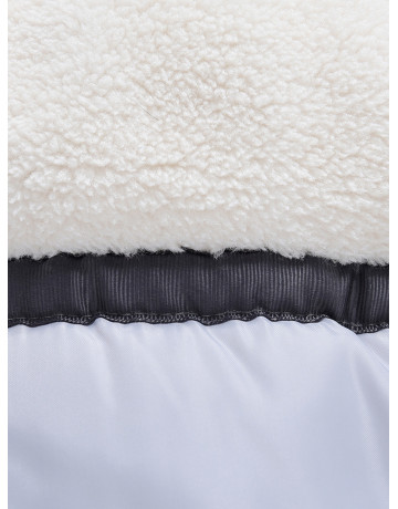 Зимняя детская куртка-парка для девочки. Удлинённый крой.