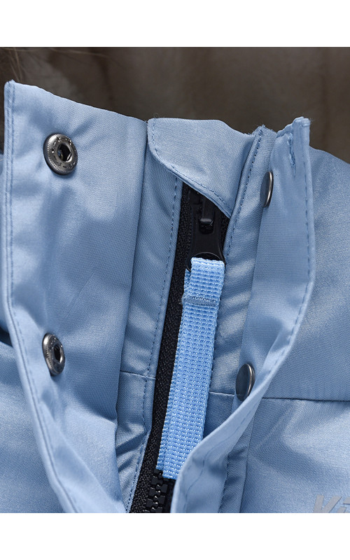 Зимняя детская куртка-парка для девочки. Удлинённый крой.