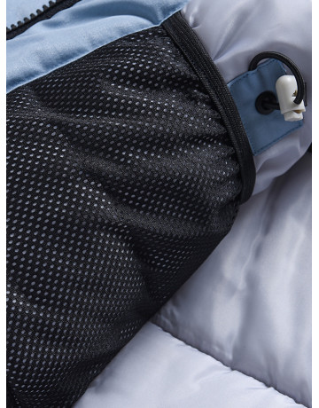 Зимняя детская куртка-парка для девочки. Удлинённый крой.